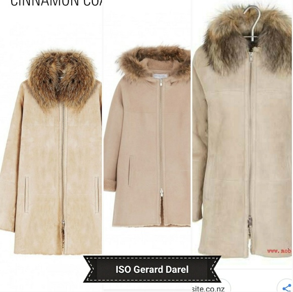 gerard darel shearling coat